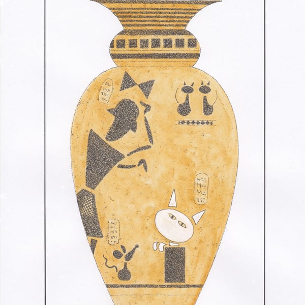 The Cat God Vase