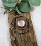 Hanging Decorations, Copper and Striped Dichroic Glass - Image 3