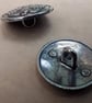 78" 22.4mm 36L Crest Military Buttons Antique Silver x 6 Buttons - Image 8