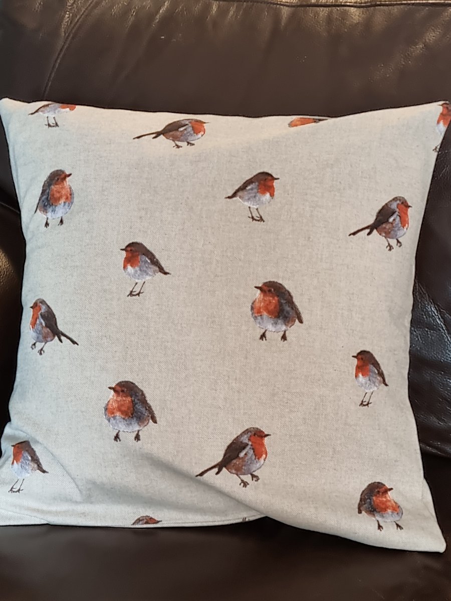 Robins cushion cover
