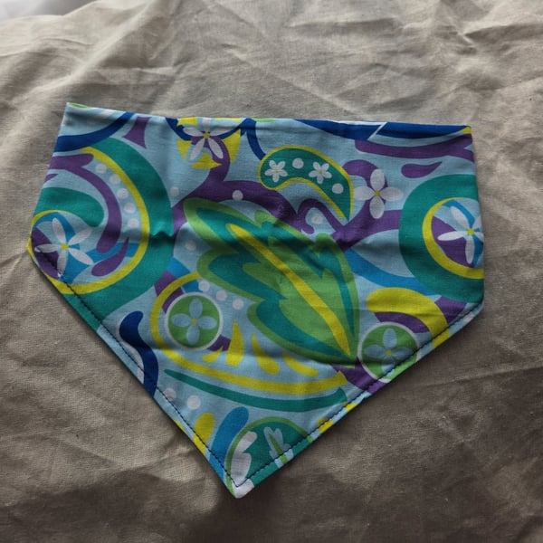 Elasticated slip-on Dog Bandana - Size L-XL
