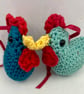 Crochet Hens- Alternative to a Greetings Card  - Image 3
