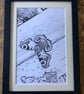 Monochrome Singular Print Butterfly Eco Friendly Gifts with stories, Keepsakes. - Image 1
