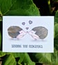 Hedgehog hug card, Thinking of you, Sending you hedgehugs, Best friend card