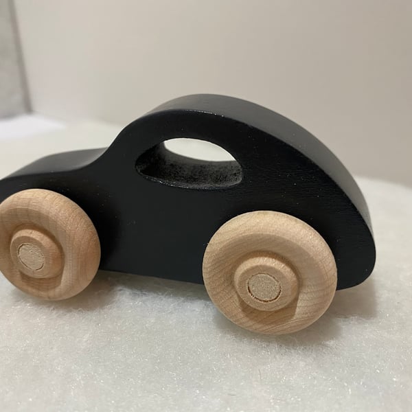 Toy wooden car