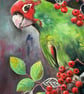 Parrot with Red Berries - Image 4