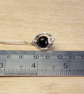 Minimalist jet pendant necklace. - Image 4