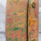 Marbled Ladies purse with coin and  card  slot