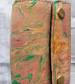 Marbled Ladies purse with coin and  card  slot
