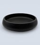 Black Handmade Fruit Bowl or Decorative Bowl for Kitchen Table