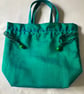 Vintage Silk Drawstring Bag - Image 5