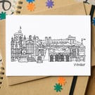 Windsor Skyline Greetings Card