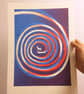 Magic Donkey No.1 A3 2-colour screen-print - Image 4
