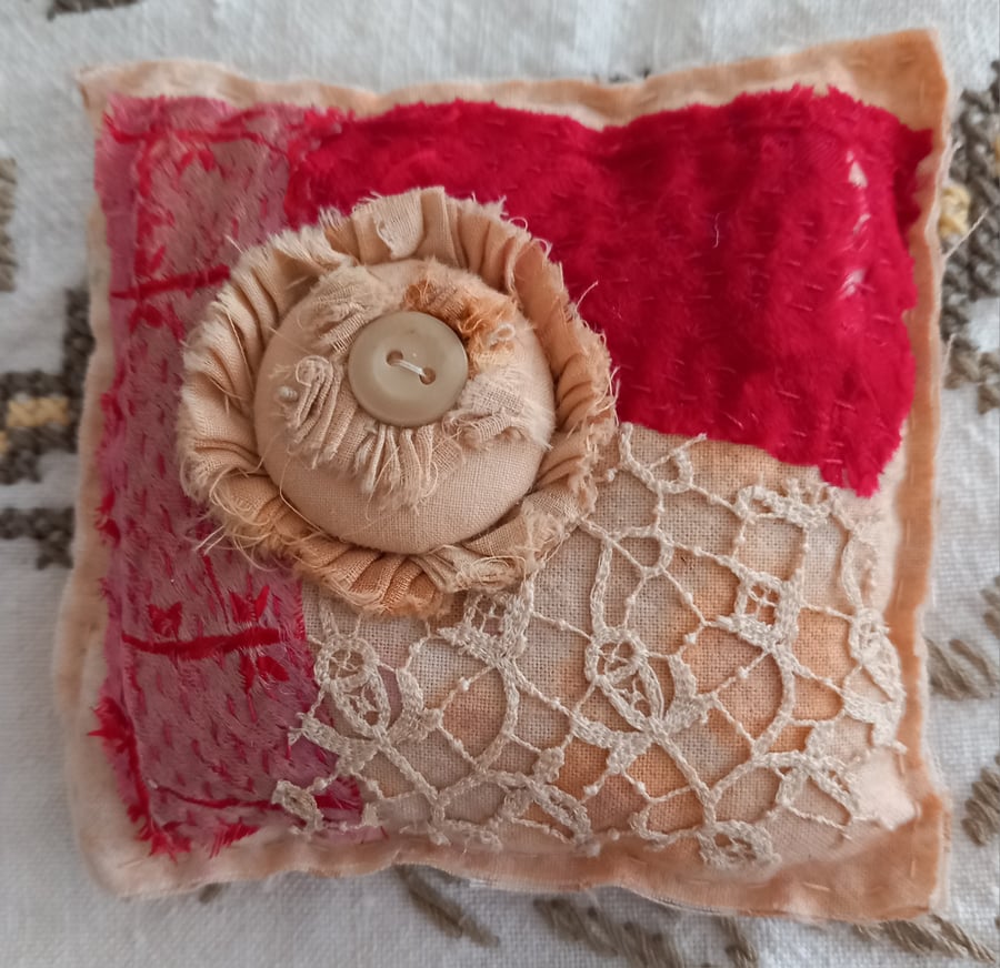 Tattered silk small lavender 