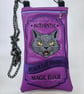 Embroidered Alchemist inspired Black Cat Hisses Bag  - Image 1