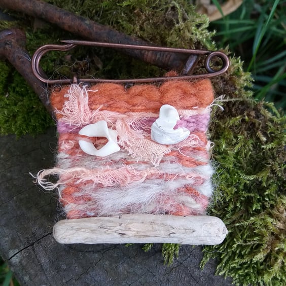 Handwoven Brooch