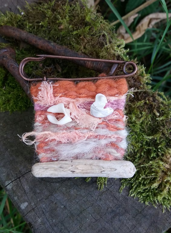 Handwoven Brooch