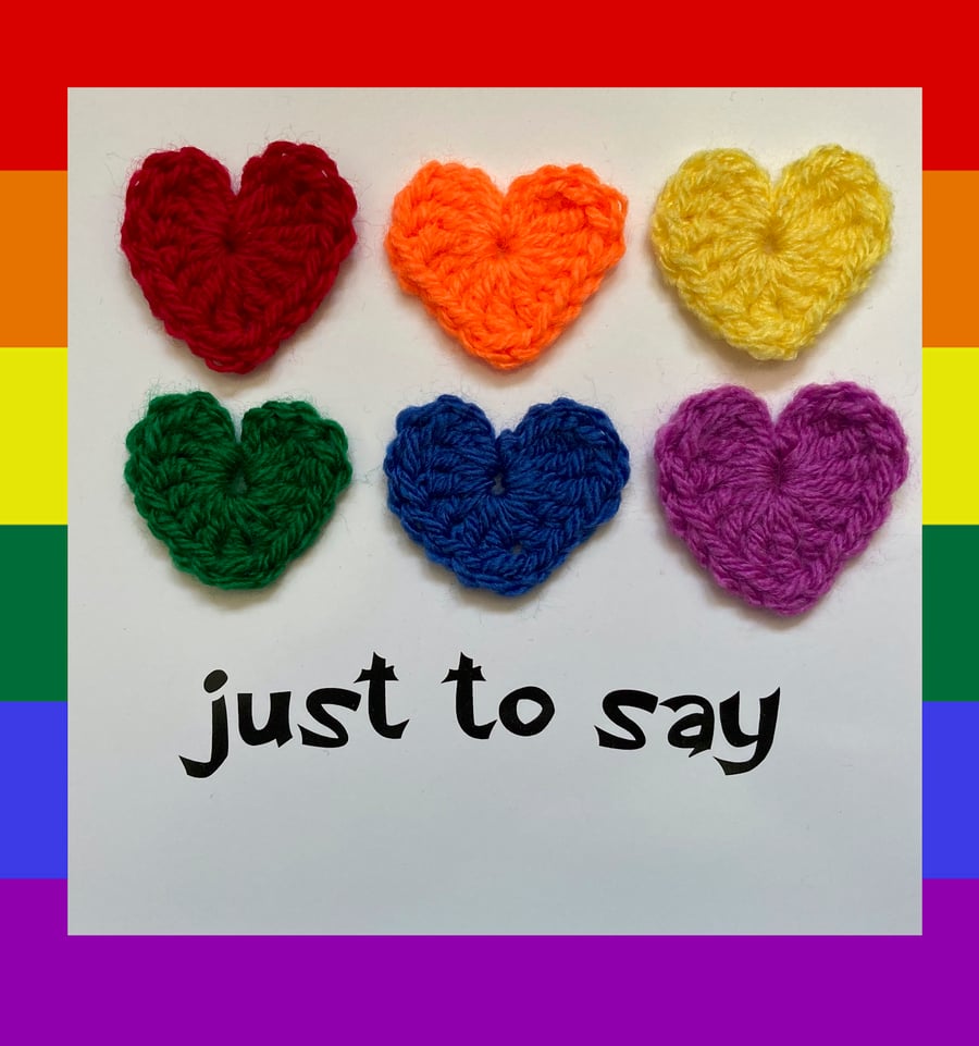 Greeting Card - FREE Postage - LGBTQ plus