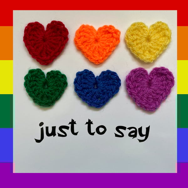 Greeting Card - FREE Postage - LGBTQ plus