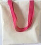 Small Colourful handles calico party, book bags - Image 4