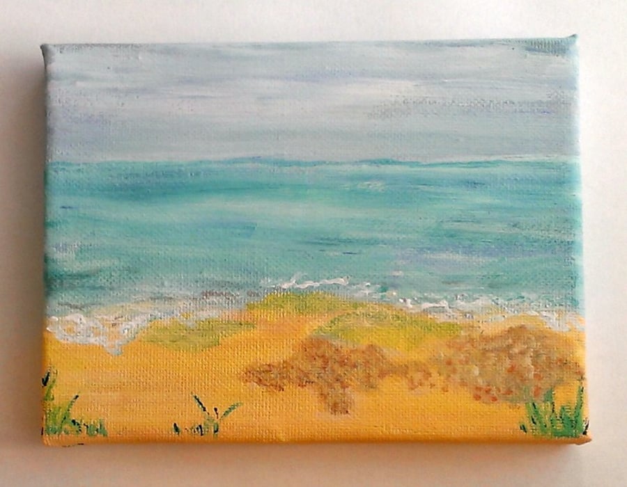 Original Seascape Acrylic On Canvas Painting