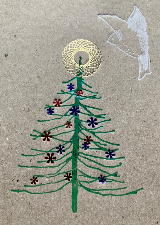 Christmas Tree with Dove