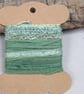 Small Soft Green Indigo Natural Dye Textured Thread Pack - Image 1
