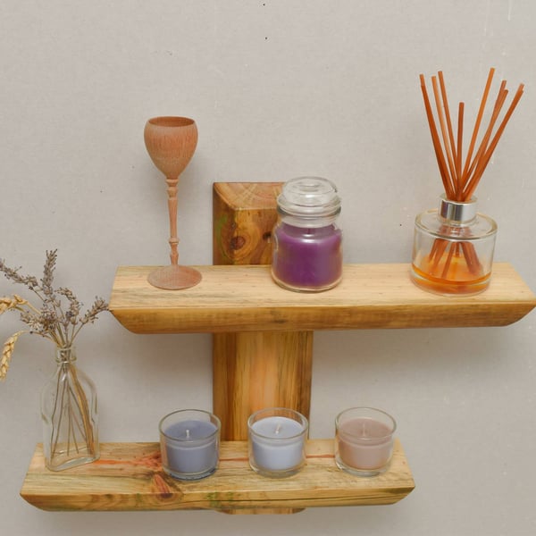 Knick Knack Shelf Rustic Shelving Unit Folksy