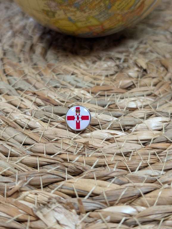 Northern Ireland Flag Map Pin – UK Travel Map Push Pin for Wooden Maps, 
