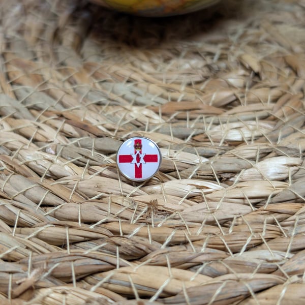 Northern Ireland Flag Map Pin – UK Travel Map Push Pin for Wooden Maps, 