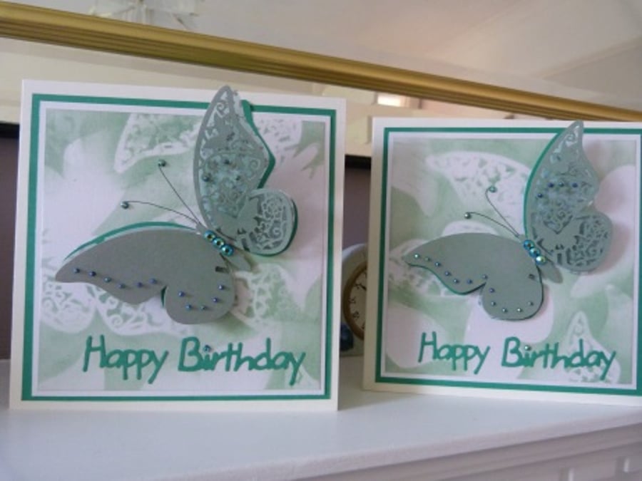 Large Butterfly Birthday Card