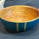 Spalted Sycamore Eating Bowl with Stripes