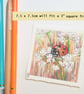 Ladybird original art miniature, insect drawing, artwork - Image 3