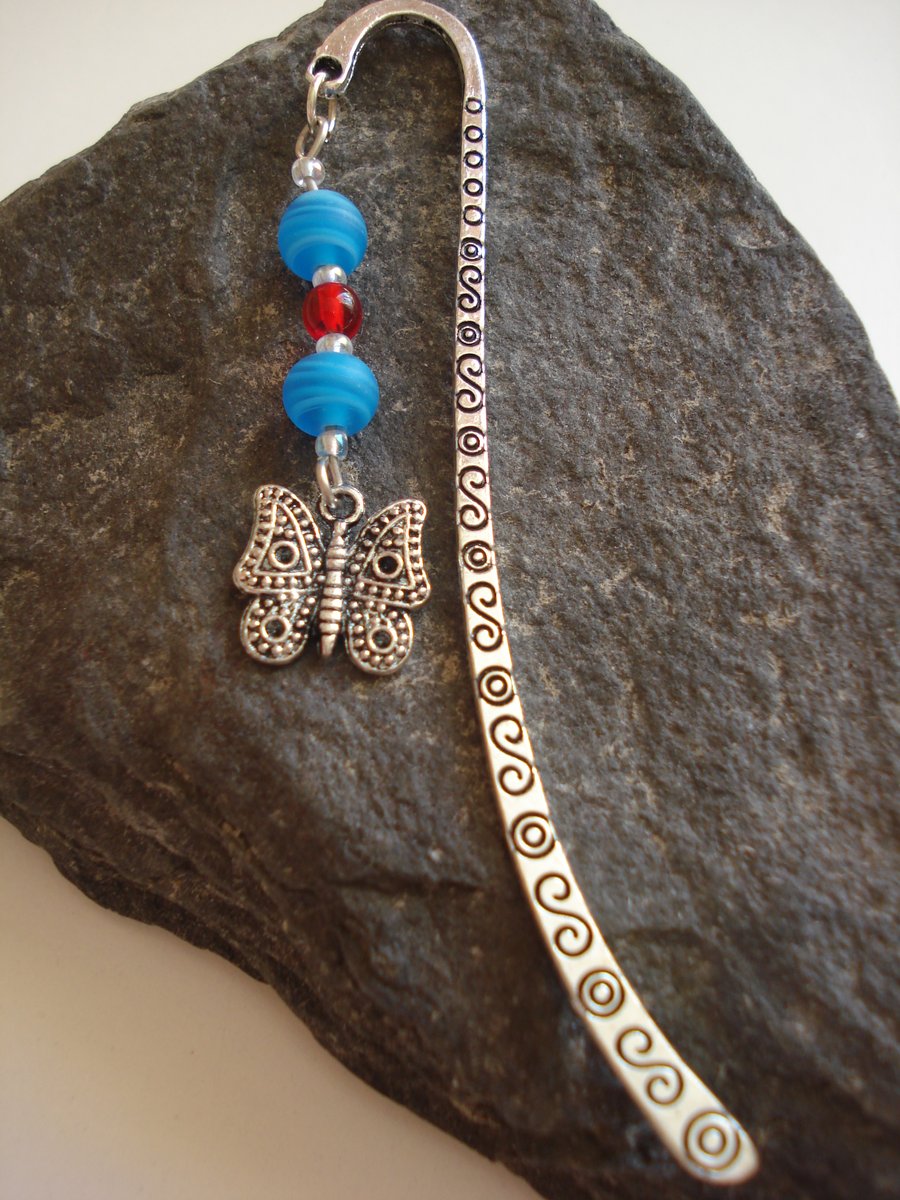 Butterfly Bookmark, Silver Bookmark
