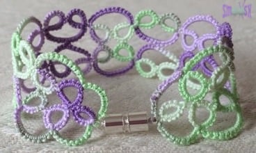 Lace Bracelet - Iris
