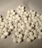 20 x 2-Hole Acrylic Buttons - 15mm - Flower - White  - Image 1