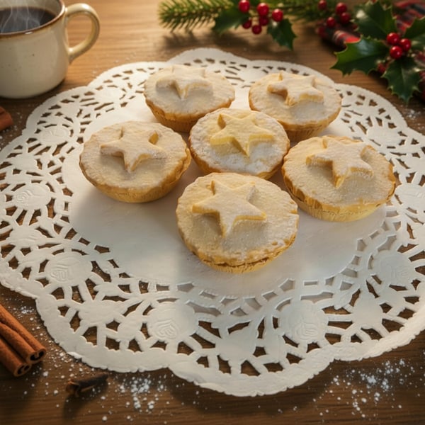 Faux Fake Bake Food 6 Mince Pies