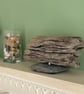 Handmade Unique Driftwood Sculpture Modern Abstract Original Coastal Art Decor - Image 1
