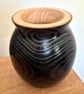 Beautiful unique burnt ash vase