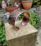 Punched semicircular wide copper cuff  bangle  - Image 5