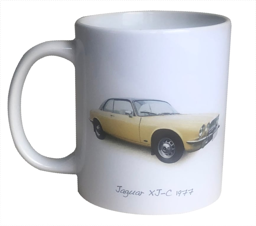 Jaguar XJ-C 1977 - 11oz Ceramic Mug - Gift for Jag Enthusiast in your life
