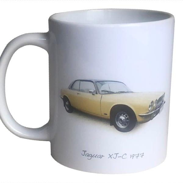 Jaguar XJ-C 1977 - 11oz Ceramic Mug - Gift for Jag Enthusiast in your life
