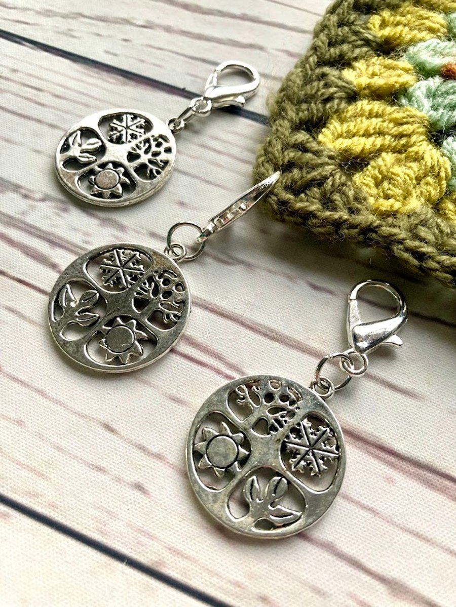 Stitch marker for crochet & knitting Four Seasons