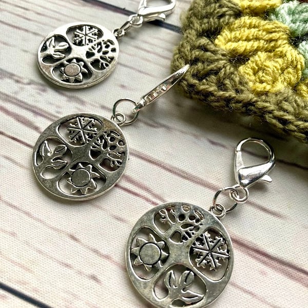 Stitch marker for crochet & knitting Four Seasons