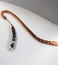 Bookmark, Forged and Stamped Copper, Snowflake Jasper and Agate - Image 8