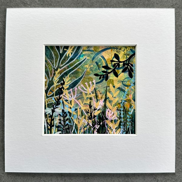 Under the Canopy - Original Mixed Media Botanical Artwork