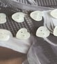 3 8" 10mm 16L Heart Buttons British made 2005 - Image 3