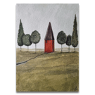 Red House Original Painting