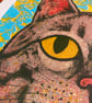 Tabby Cat, 4-colour risograph print - Image 2