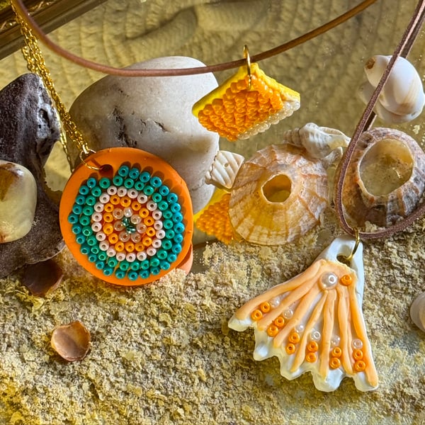 Boho Beach Collection coral shell 